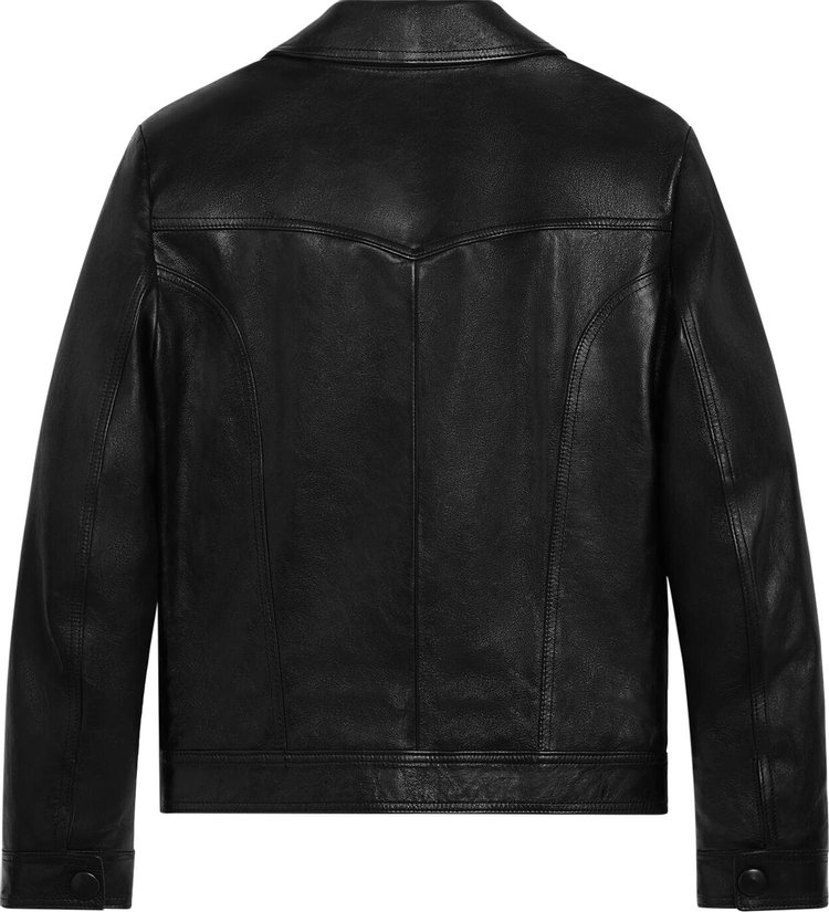 CELINE Straight Cut Blouson Jacket Black