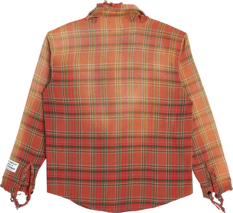 Gallery Dept Marley Flannel Long Sleeve Shirt RedBlack