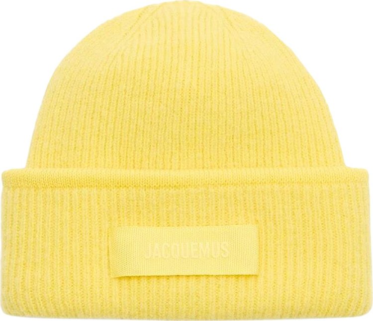 Jacquemus Le Gros Grain Bonnet Yellow