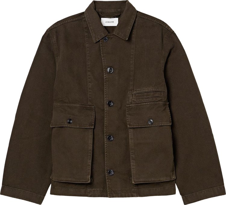 Lemaire Boxy Jacket Espresso