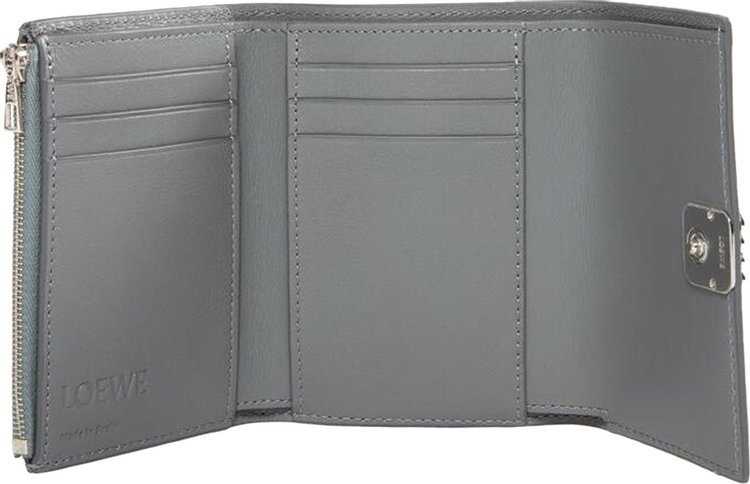 Loewe Anagram Small Veritcal Wallet Asphalt Grey