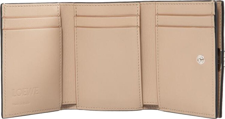 Loewe Anagram Trifold Wallet Sand