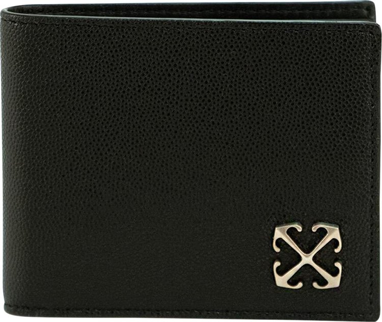 Off White Bifold Wallet Black