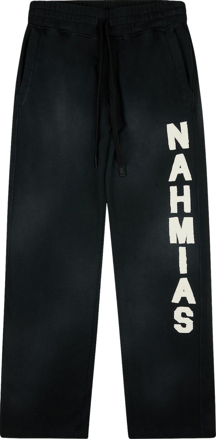 Nahmias Applique Baggy Sweatpants Vintage Black