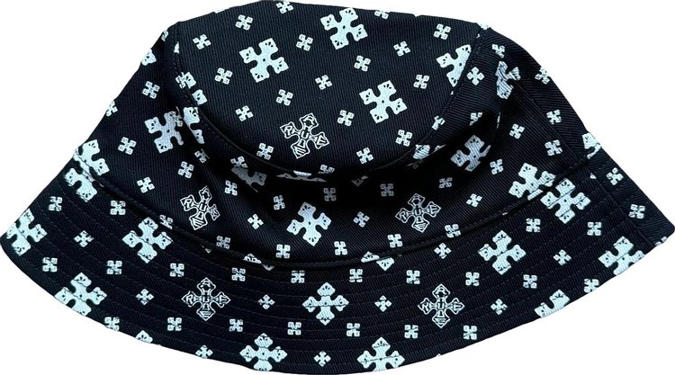 Rhude Cross Bandana Bucket Hat BlackWhite