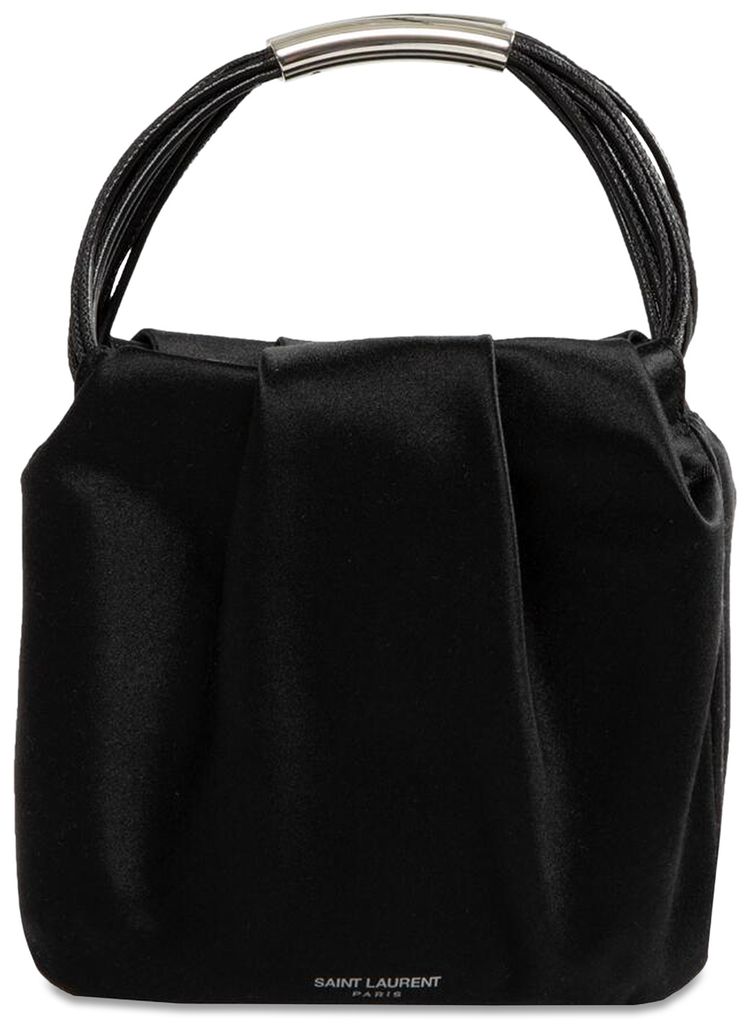 Saint Laurent Mini Pochon Bag Black