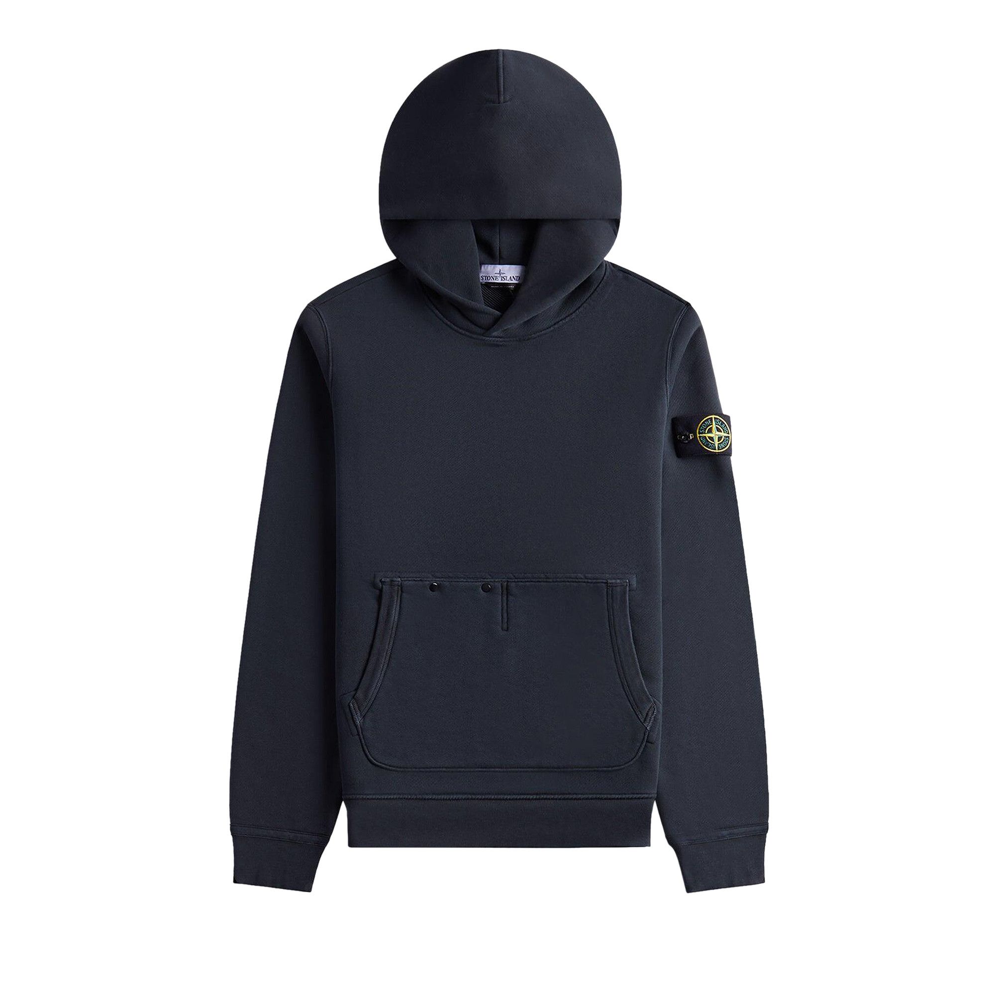 Buy Stone Island Compass Patch Hoodie Black 811561041 V0129 GOAT SA
