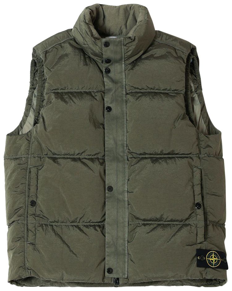 Stone Island Compass Badge Gilet Musk