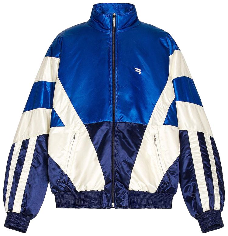 Balenciaga Padded Tracksuit Jacket Royal Blue