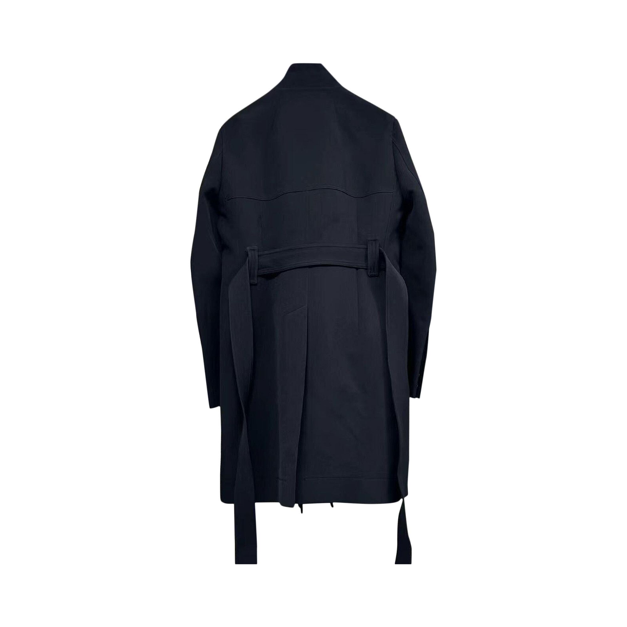 Buy Rick Owens Trench Coat 'Black' - RU16F6974 D | GOAT