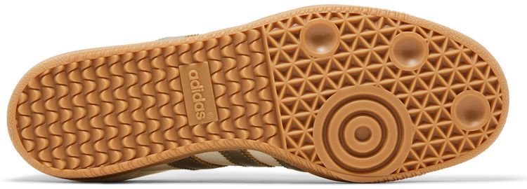 Adidas Wmns Samba OG Off White Wonder Gold Metallic