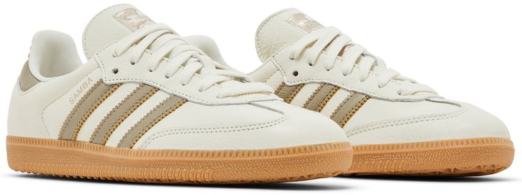 Adidas Wmns Samba OG Off White Wonder Gold Metallic