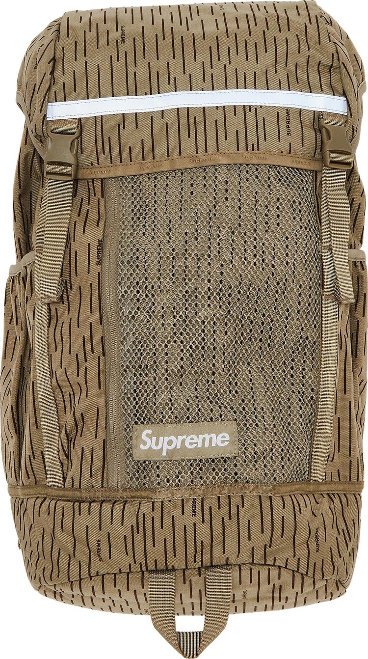 Supreme Backpack Tan Raindrop