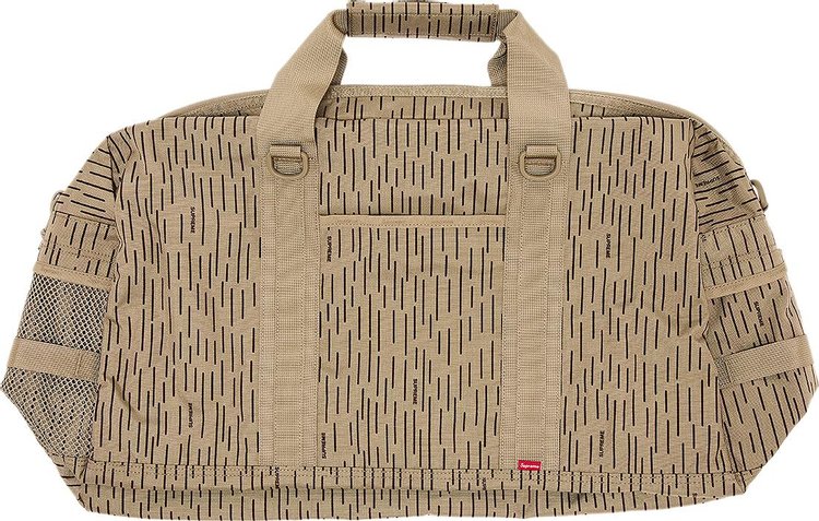 Supreme Duffle Bag Tan Raindrop