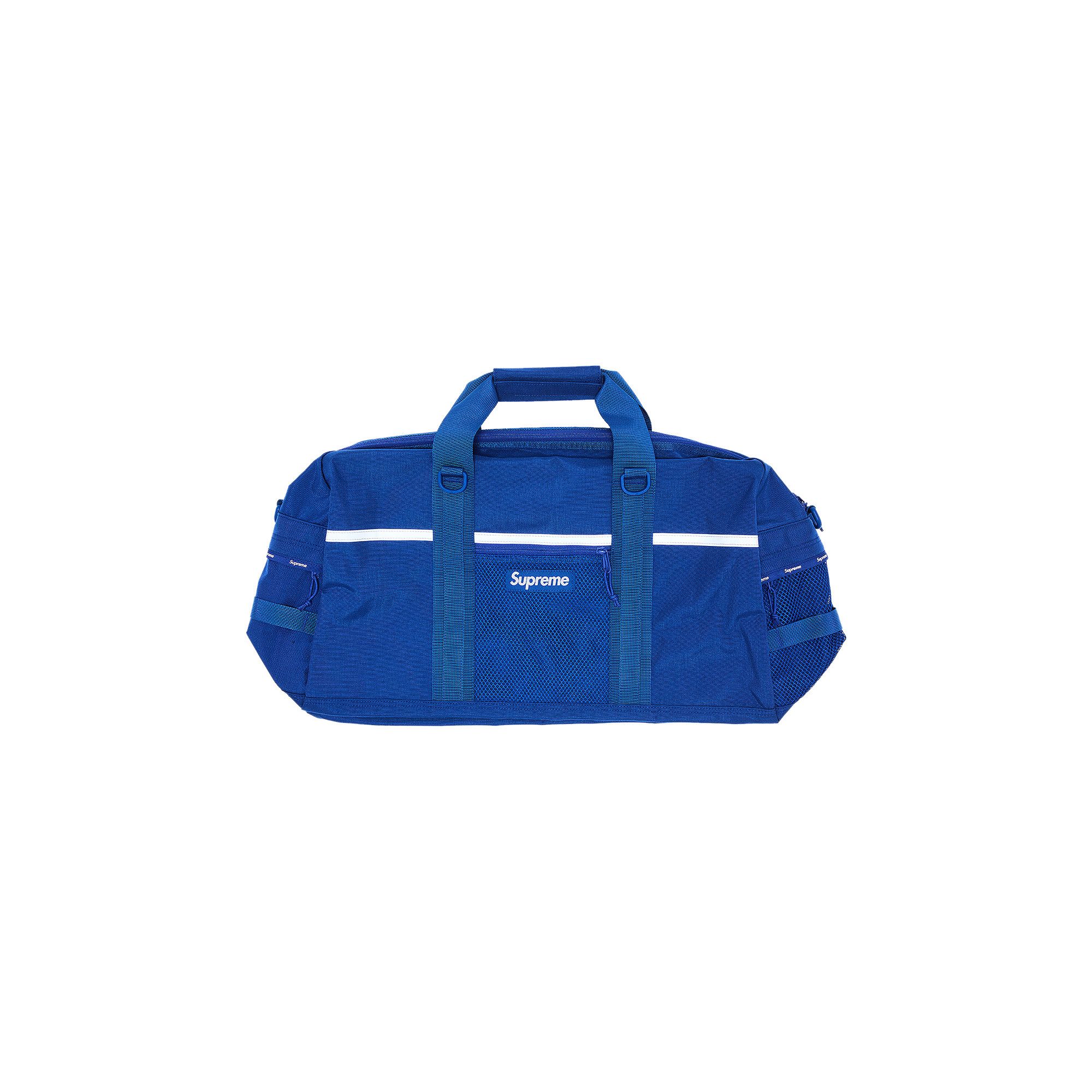 Blue supreme duffle bag clearance