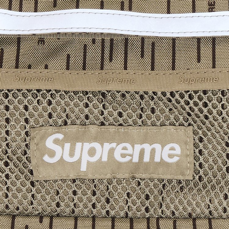 Supreme Waist Bag Tan Raindrop