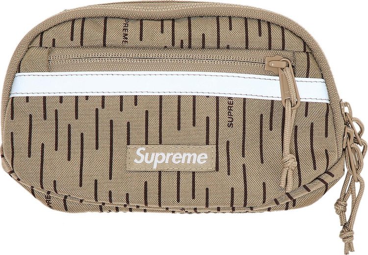 Supreme Mini Side Bag Tan Raindrop