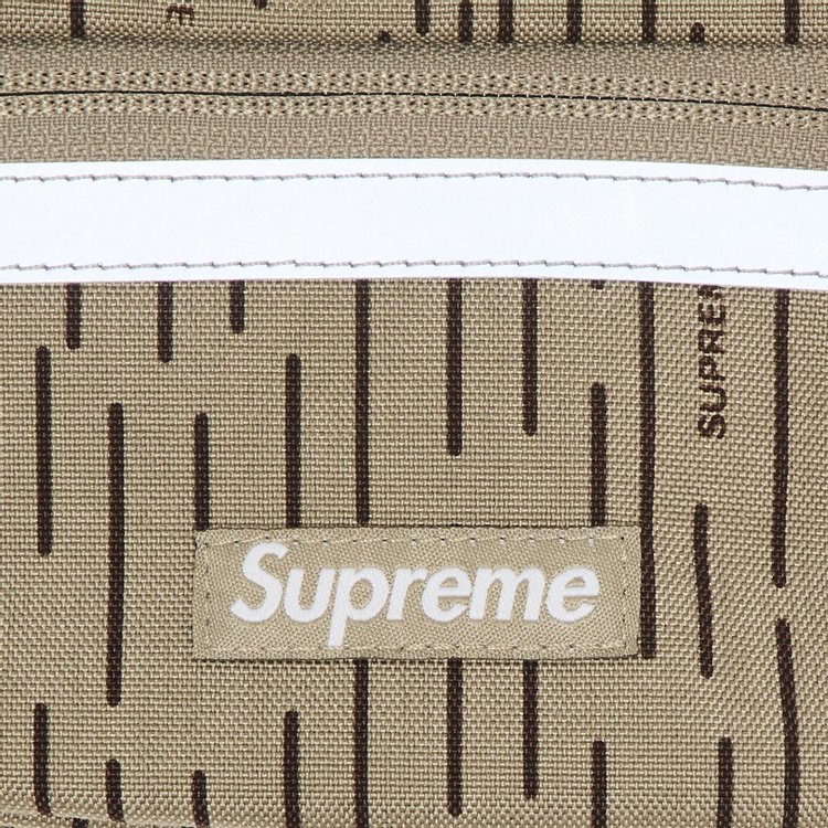 Supreme Mini Side Bag Tan Raindrop