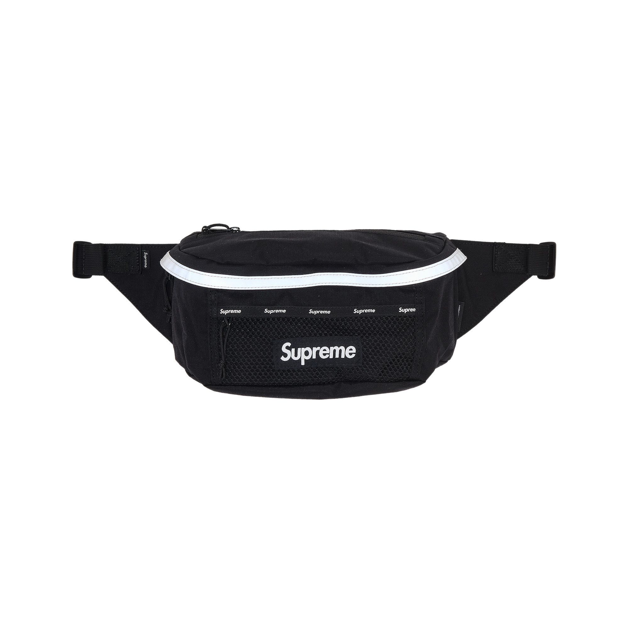 Supreme waist bag black ss19 store