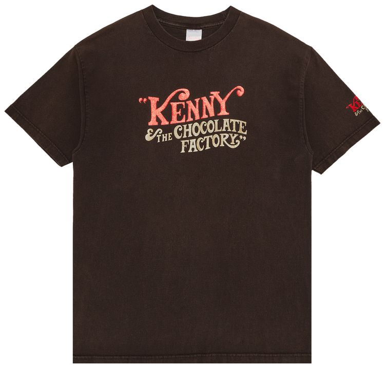 Vintage Chocolate Skateboards Kenny  The Chocolate Factory Tee Brown