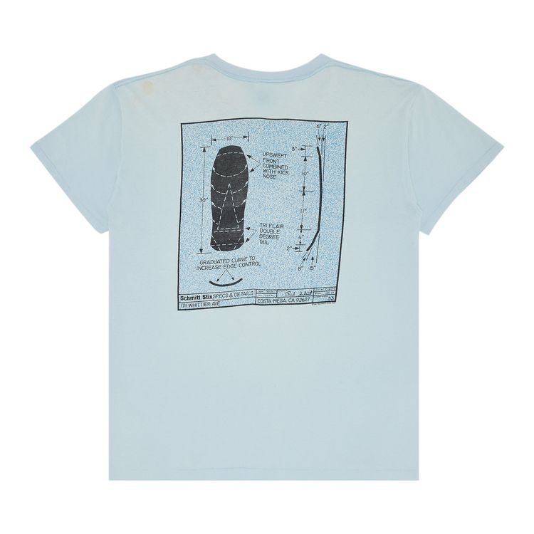 Vintage Vision Street Wear Schmitt Stix Skateboard T Shirt