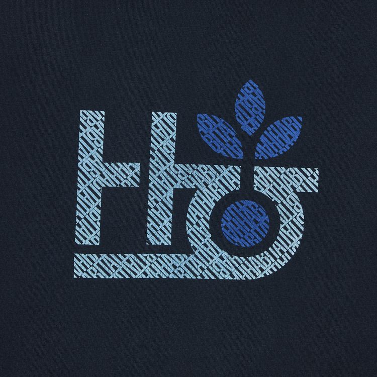 Vintage Habitat Skateboards Logo Tee Navy