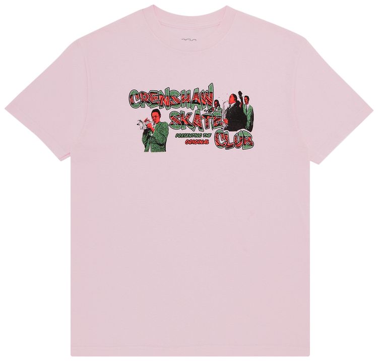 GOAT Exclusive Crenshaw Skate Club Jazz Tee Pink