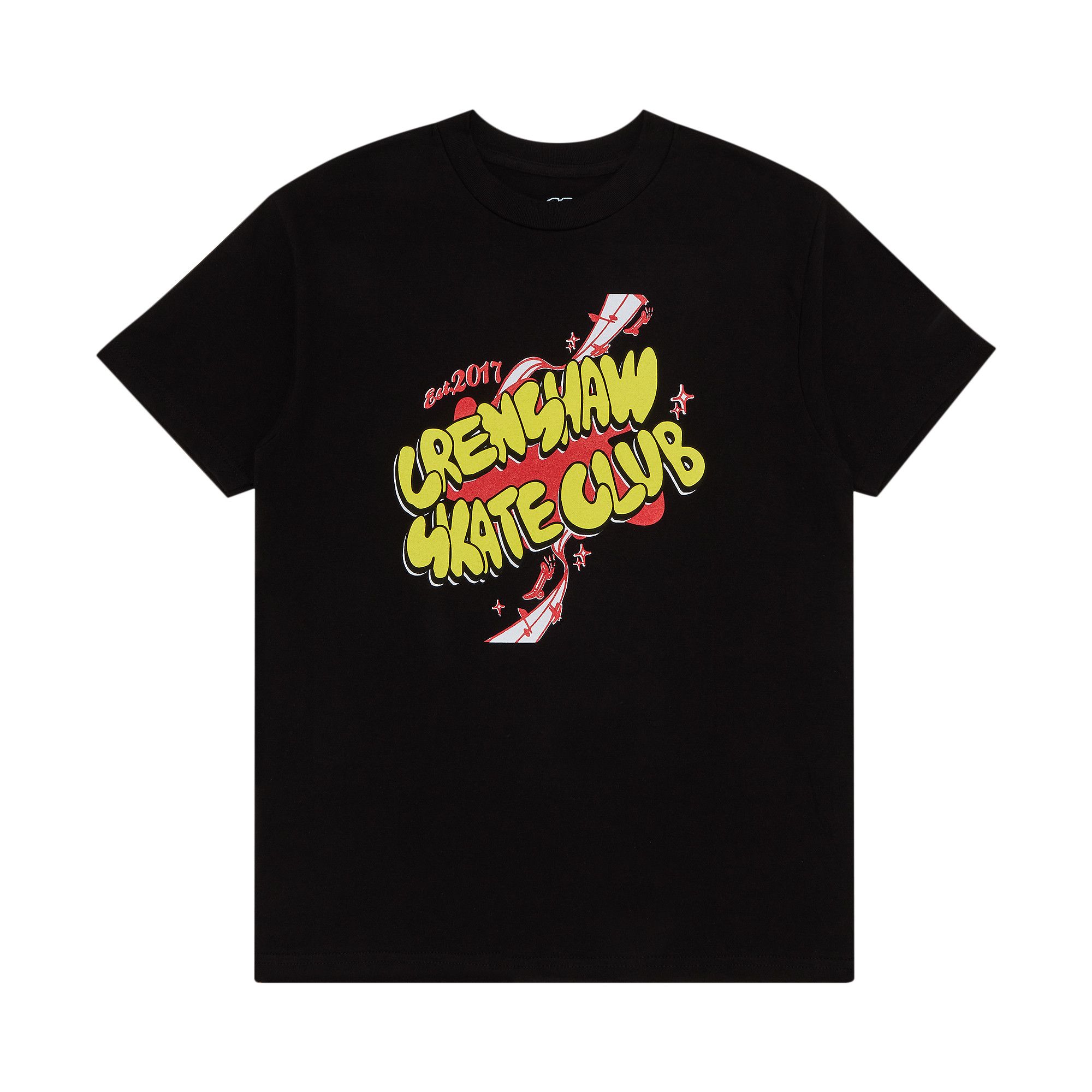 Buy GOAT Exclusive Crenshaw Skate Club Est 2017 Tee 'Black