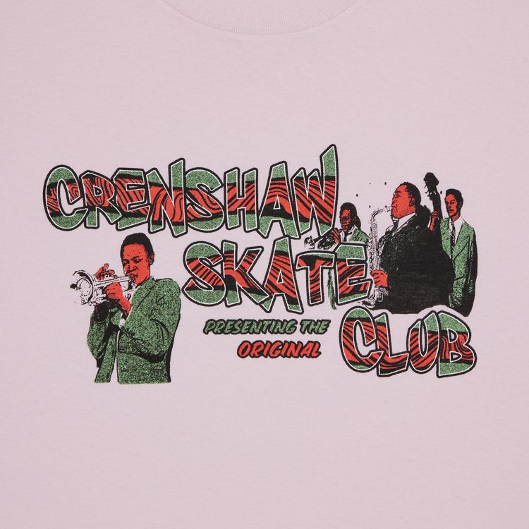 GOAT Exclusive Crenshaw Skate Club Jazz Tee Pink