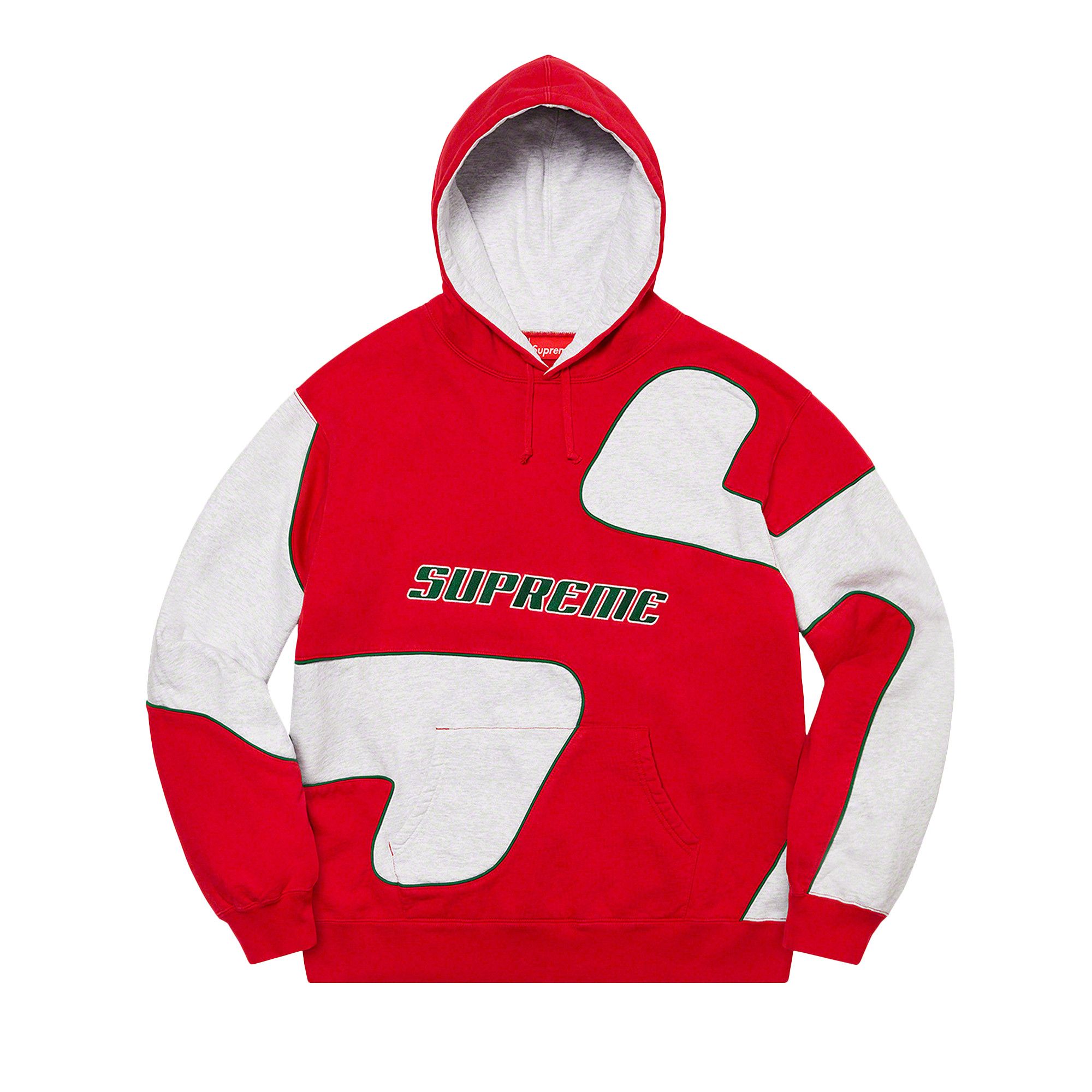 Buy Supreme Big S Hooded Sweatshirt Red FW20SW73 RED GOAT SA