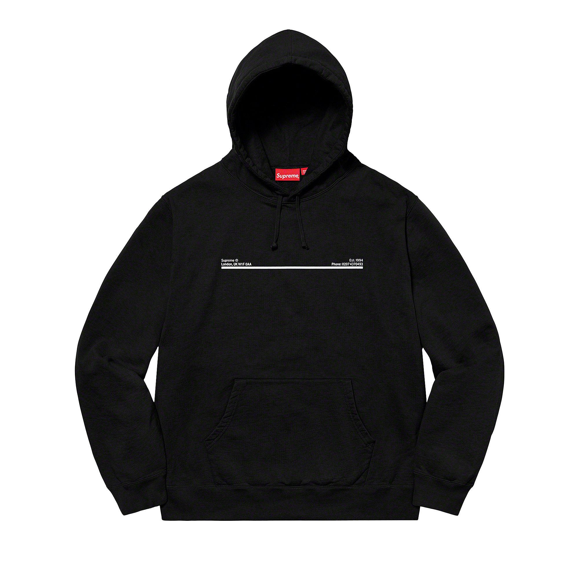 【新品】Supreme $ Hooded Sweatshirt /M Buy Supreme Shop Hooded Sweatshirt - New York 'Black' - FW20SW48A