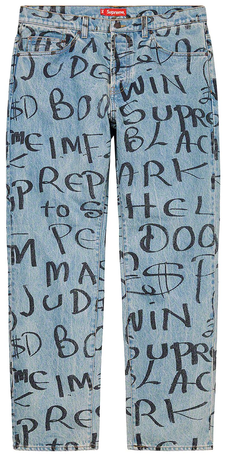 Supreme Black Ark Regular Jean Blue