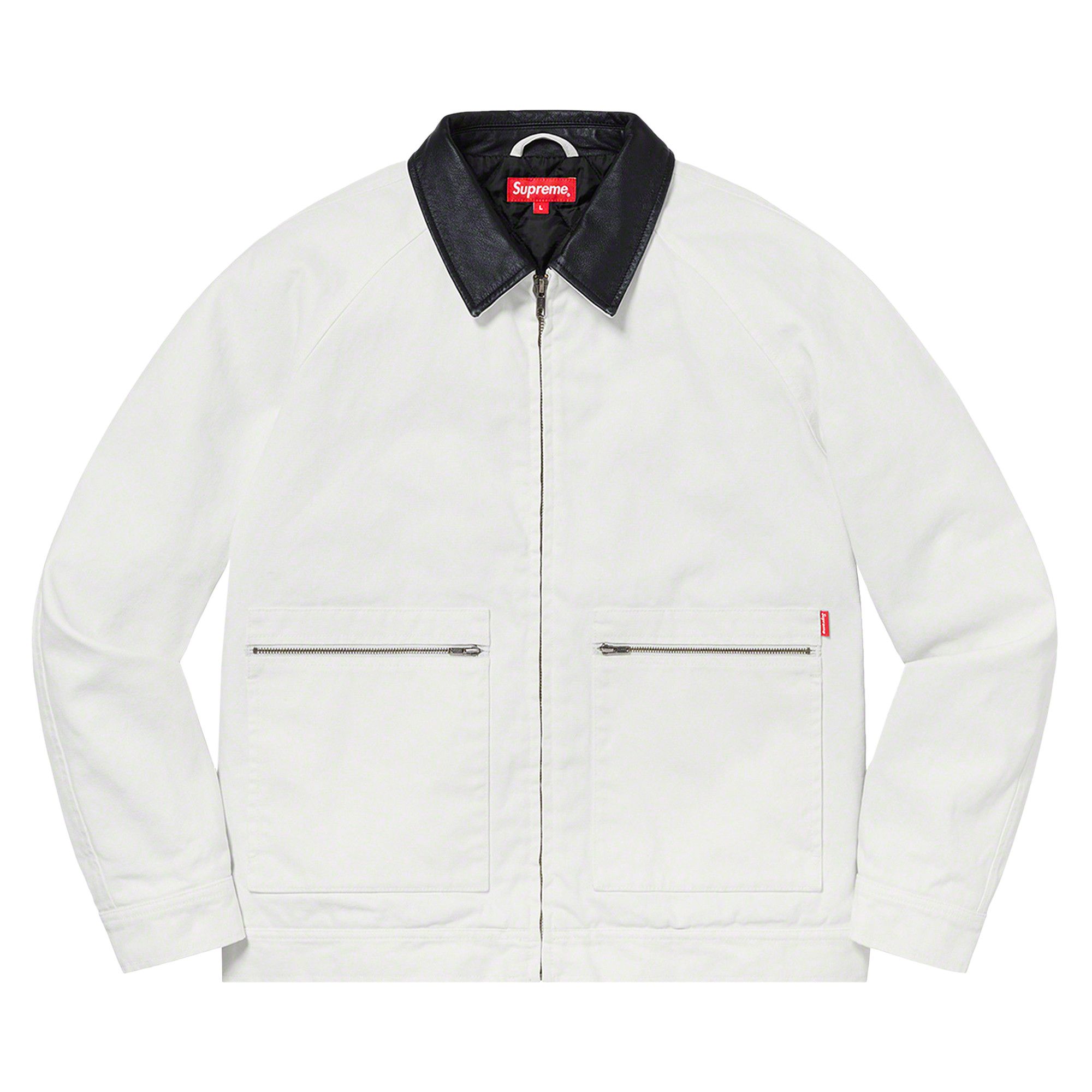 ジャケット・アウター supreme leather coller work jacket Supreme Leather Collar Work Jacket 花柄