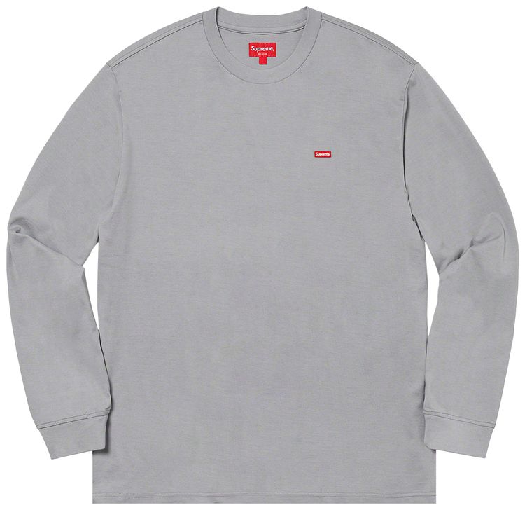 Supreme Small Box Long Sleeve Tee Grey