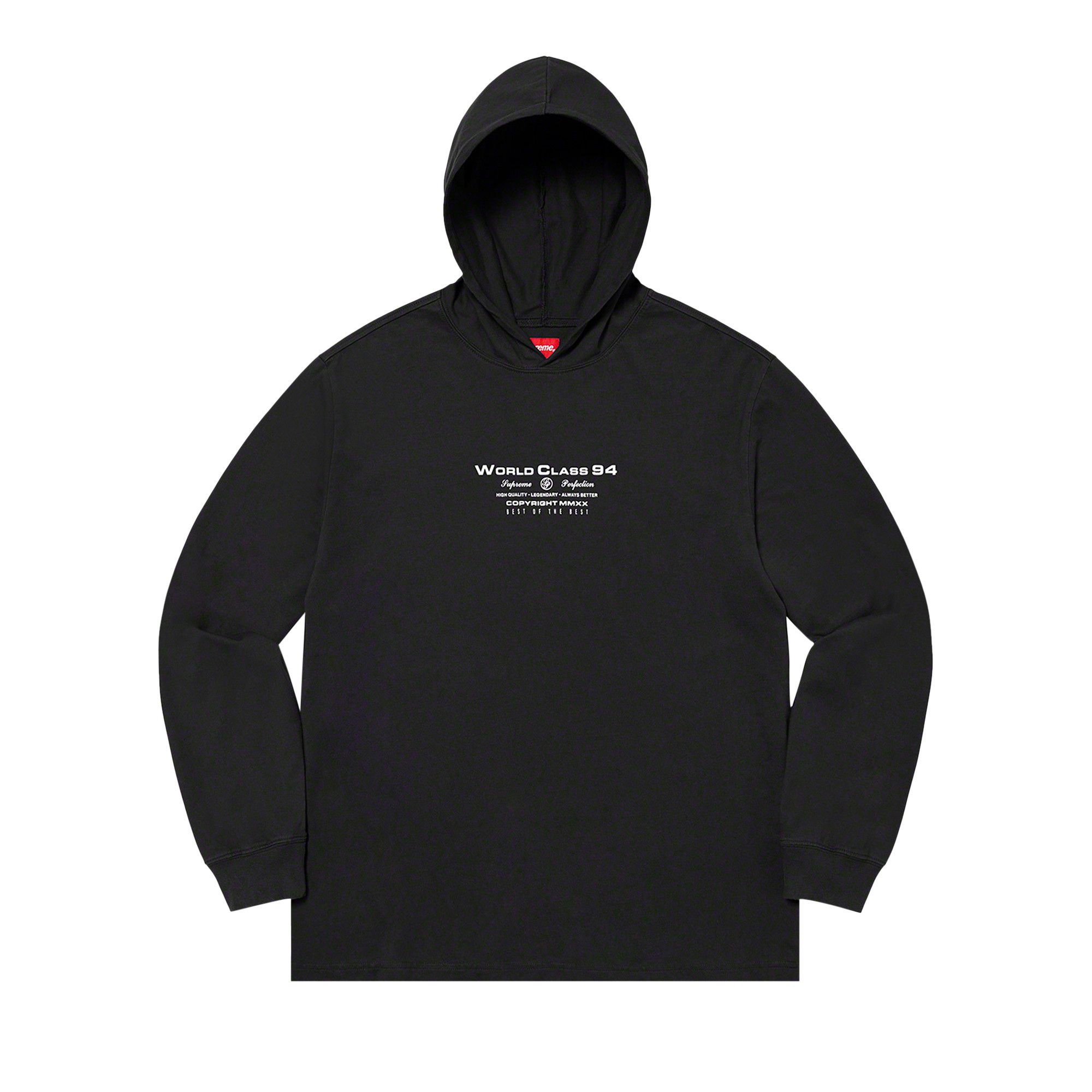 Buy Supreme Best Of The Best Hooded Long-Sleeve Top 'Black' - FW20KN79  BLACK | GOAT