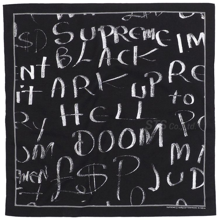 Supreme Black Ark Bandana Black