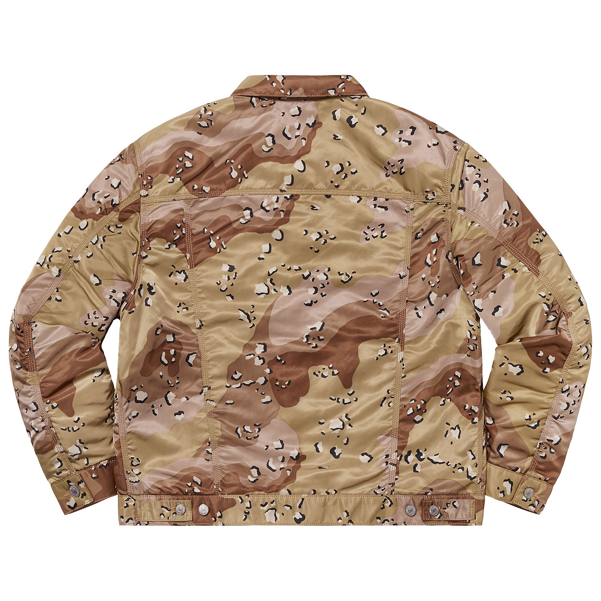 早割クーポン！ Supreme Buy x Chip 'Chocolate Jacket Trucker Nylon Levi's ナイロンジャケット