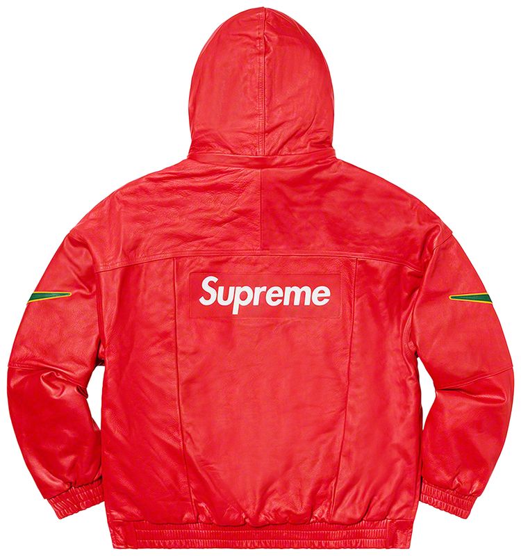 supreme x nike leather anorak