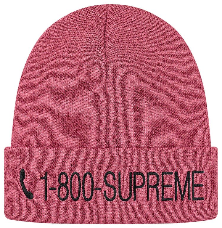 Supreme 1 800 Beanie Dusty Magenta