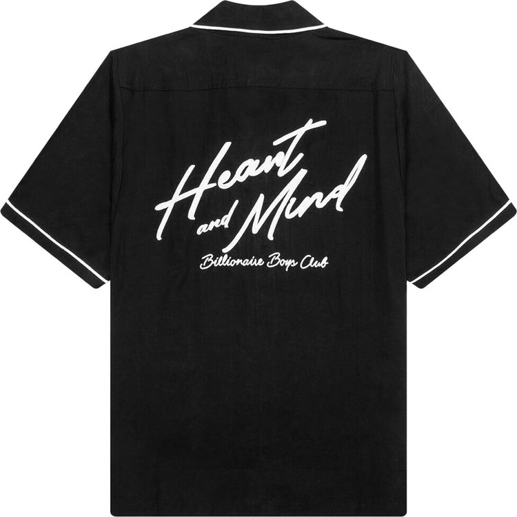 Billionaire Boys Club Mind Your Heart Woven Shirt Black