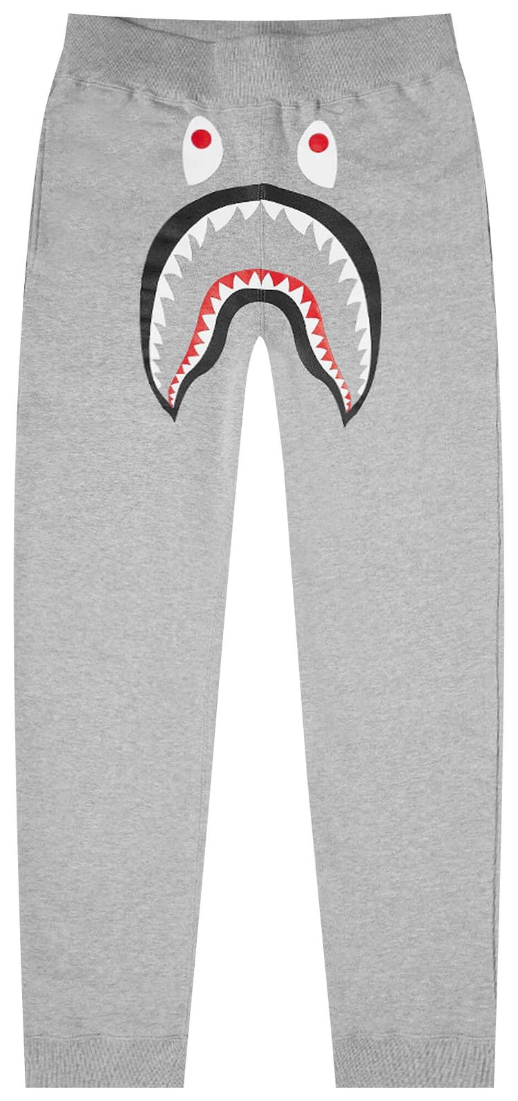 BAPE Shark Slim Sweatpants Grey