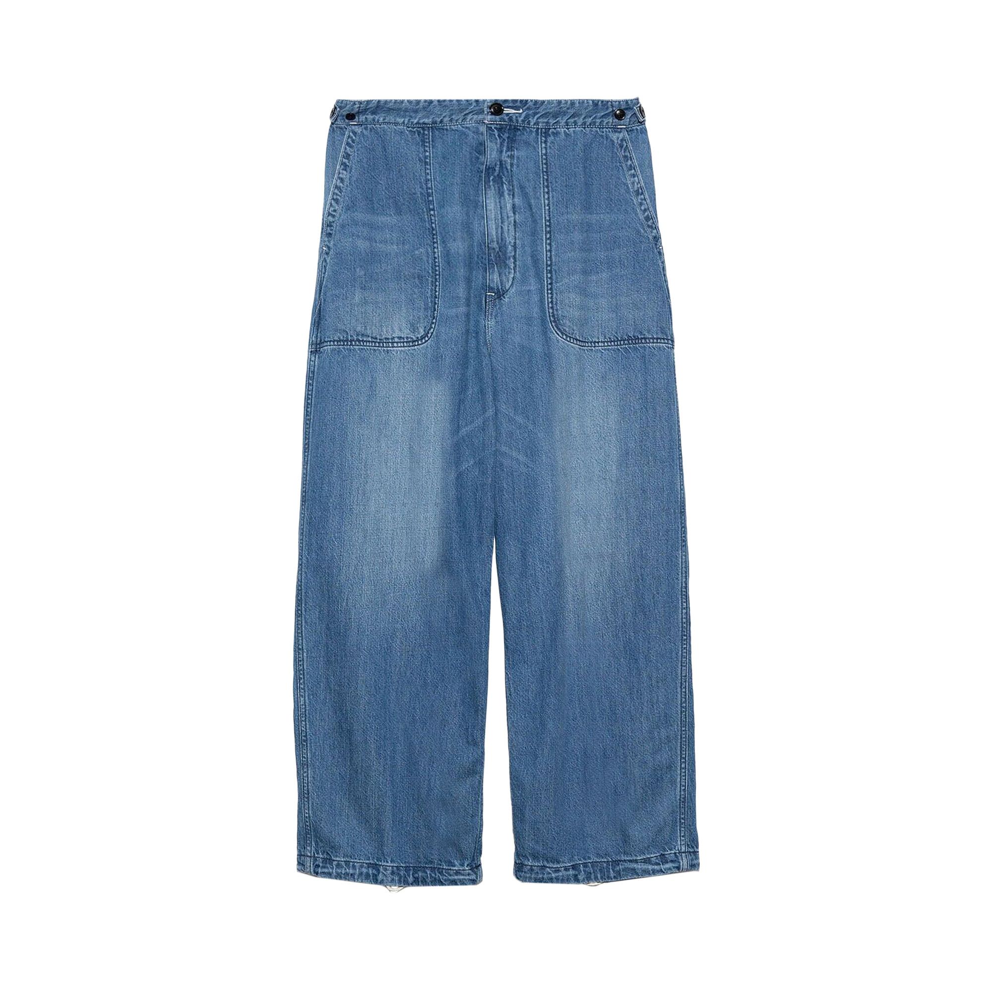 パンツ nanamica Denim Work Shorts Indigo Bleach nanamica】Denim Work Shorts Indigo Bleach – Butterfly Clutch