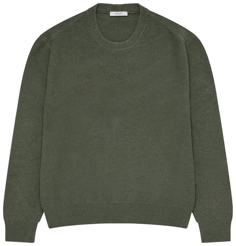 Lemaire Crewneck Jumper Sweater Light Moss