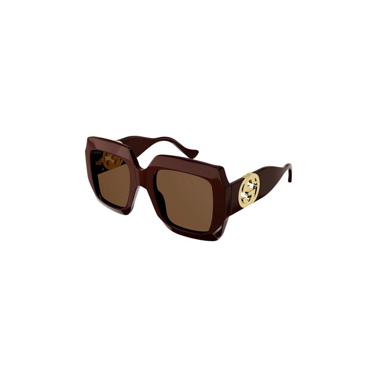 Gucci Square Sunglasses Brown