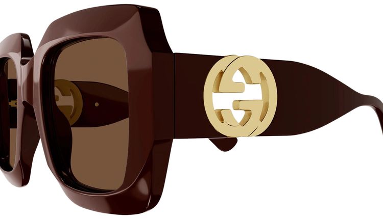 Gucci Square Sunglasses Brown