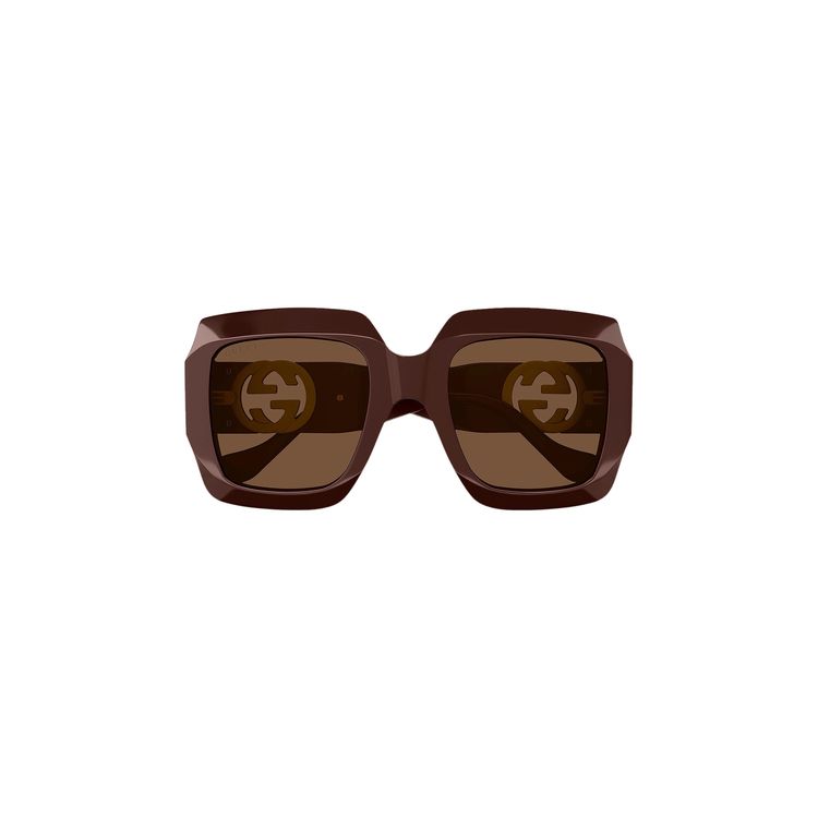 Gucci Square Sunglasses Brown