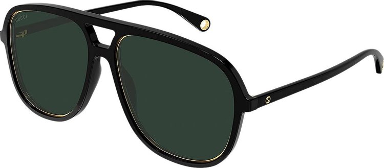 Gucci Round Sunglasses BlackGreen