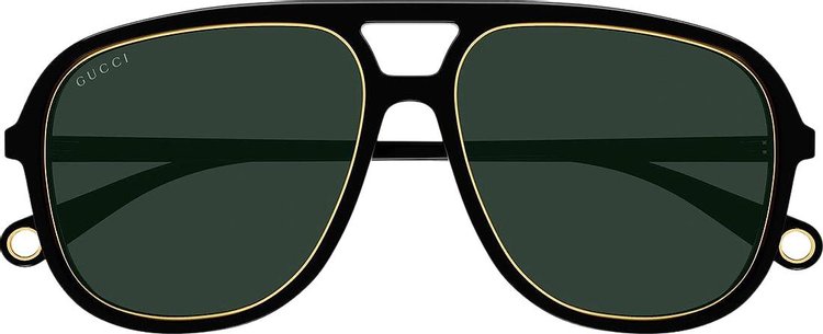 Gucci Round Sunglasses BlackGreen