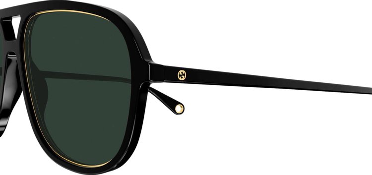 Gucci Round Sunglasses BlackGreen