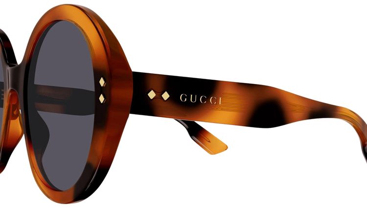 Gucci Round Sunglasses HavanaSmoke